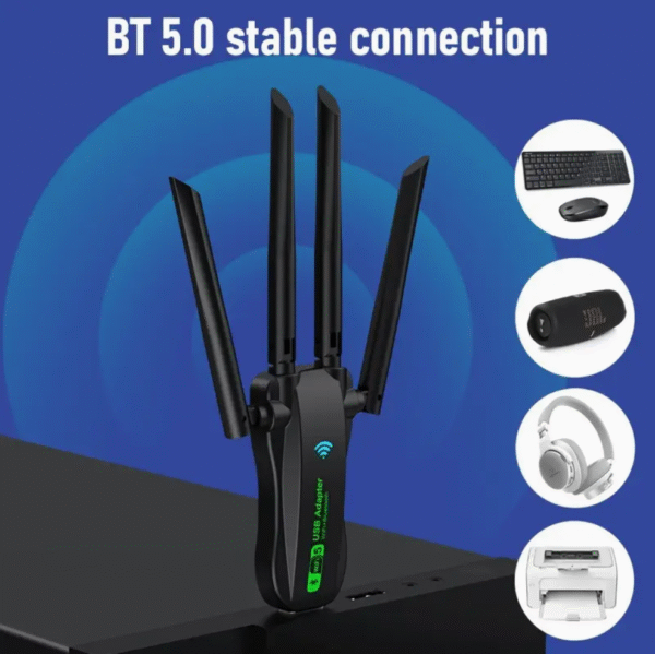 VSZAPOWER BT 2 in 1 Wireless Adapter