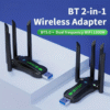 VSZAPOWER BT 2 in 1 Wireless Adapter